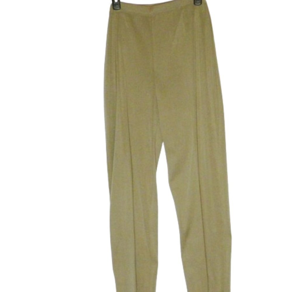 Ming Wang $225 Basic Cut Knit Pant Java Sx 0X 52644 NWT!